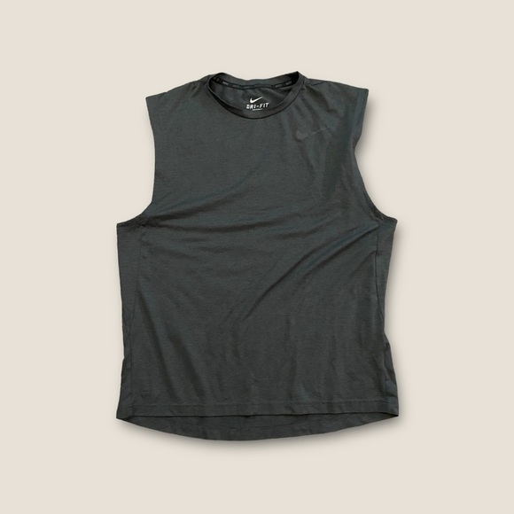 Nike Dri-Fit Training Tank Top Gray L - Picture 2 of 4
